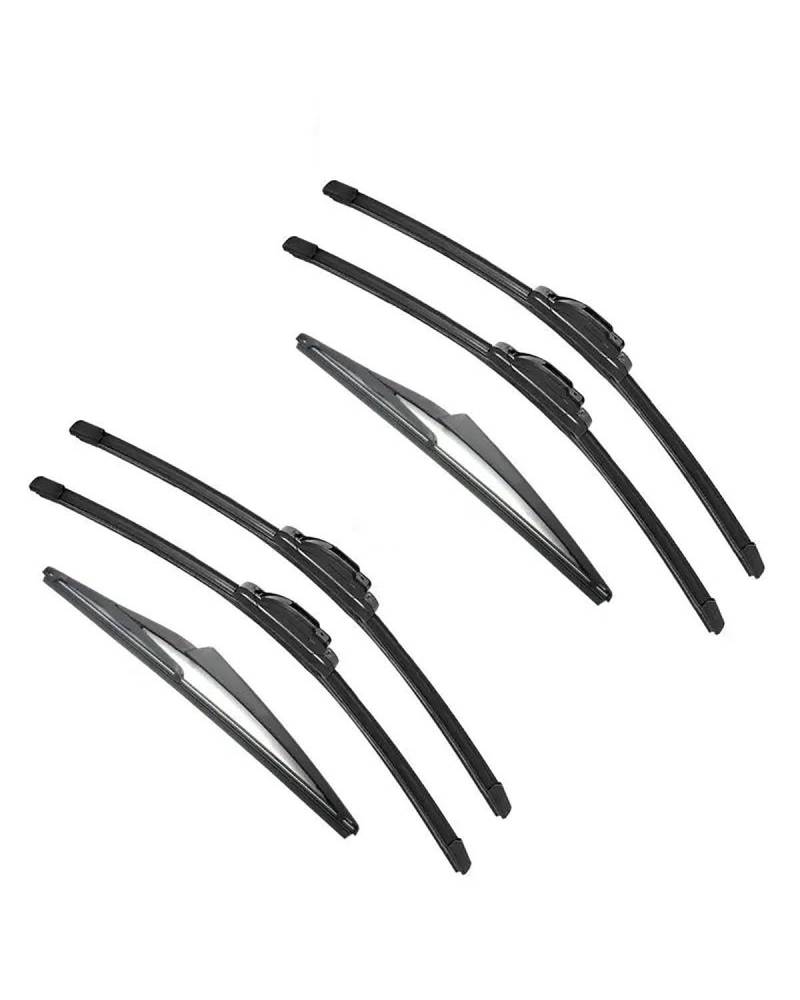 For Qashqai J11 2013 2014 2015 2016 2017 2018 2019 2020 Double Rubber Car Wiper Windshield Wipers Rubber Car Accessories Automotive Scheibenwischer(6PCS) von DECFOIKN