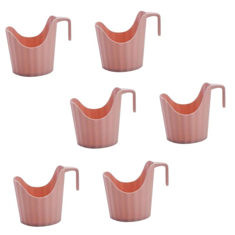 DECHOUS 6 Stück Isolierter Getränkehalter auslaufsichere Kaffeetasse Pappbecherhalter kaffeetassen Halter cupholder tischdeko getränkekistenregal Anti-Heiß-Getränkehalter Teetassenhalter von DECHOUS