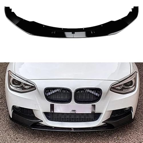 Auto Frontspoiler für BMW 1 Series F20 F21 M Sport 2012-2014,Auto Frontstoßstange Splitter Lip Spoiler Frontlippe AntiKollision ABS Kinnschutz Protector,B/Carbon Fiber von DECI