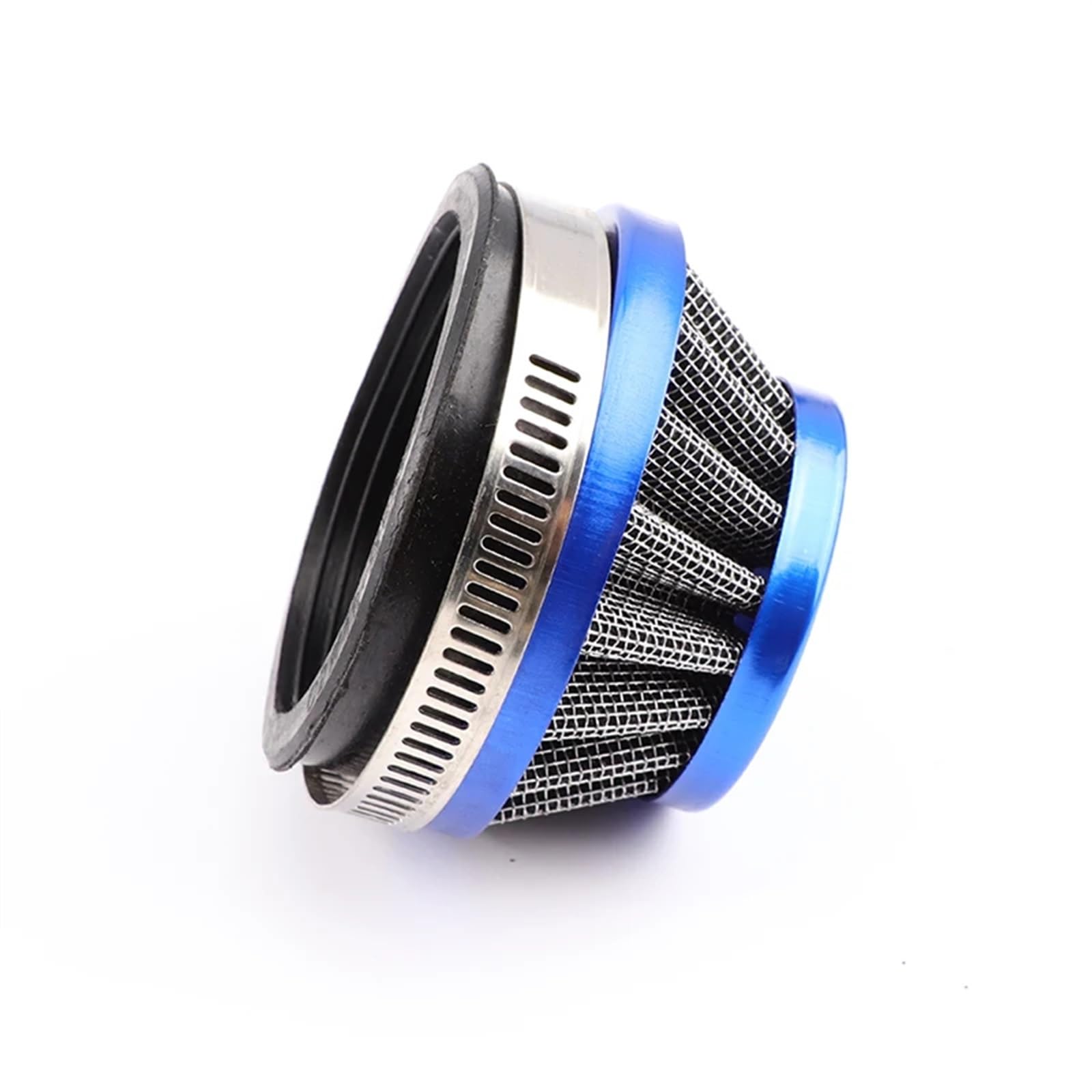 Ansaugluftfilter Motorrad 48mm 50mm 60mm Universal Motorrad Luftfilter Intake Pilzkopf Luftfilter Für Off-road Für ATV Quad Dirt Pit Bike Luftfilter Motorrad(48-50mm blue) von DECTER