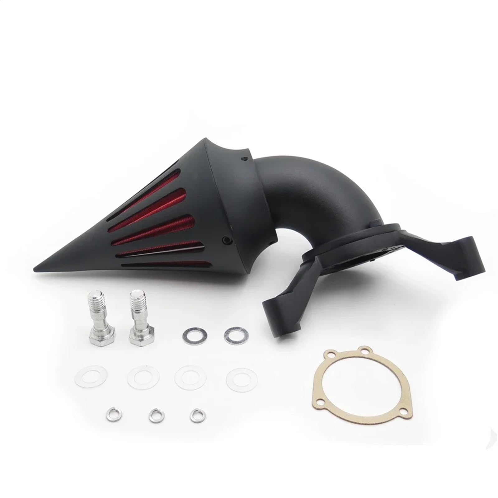 Ansaugluftfilter Motorrad Für Davidson CV Vergaser Für Delphi Für V-Twin Schwarz Spike Luft Reiniger Intake Filter Motorrad Teile Luftfilter Motorrad(MT228-MBK) von DECTER