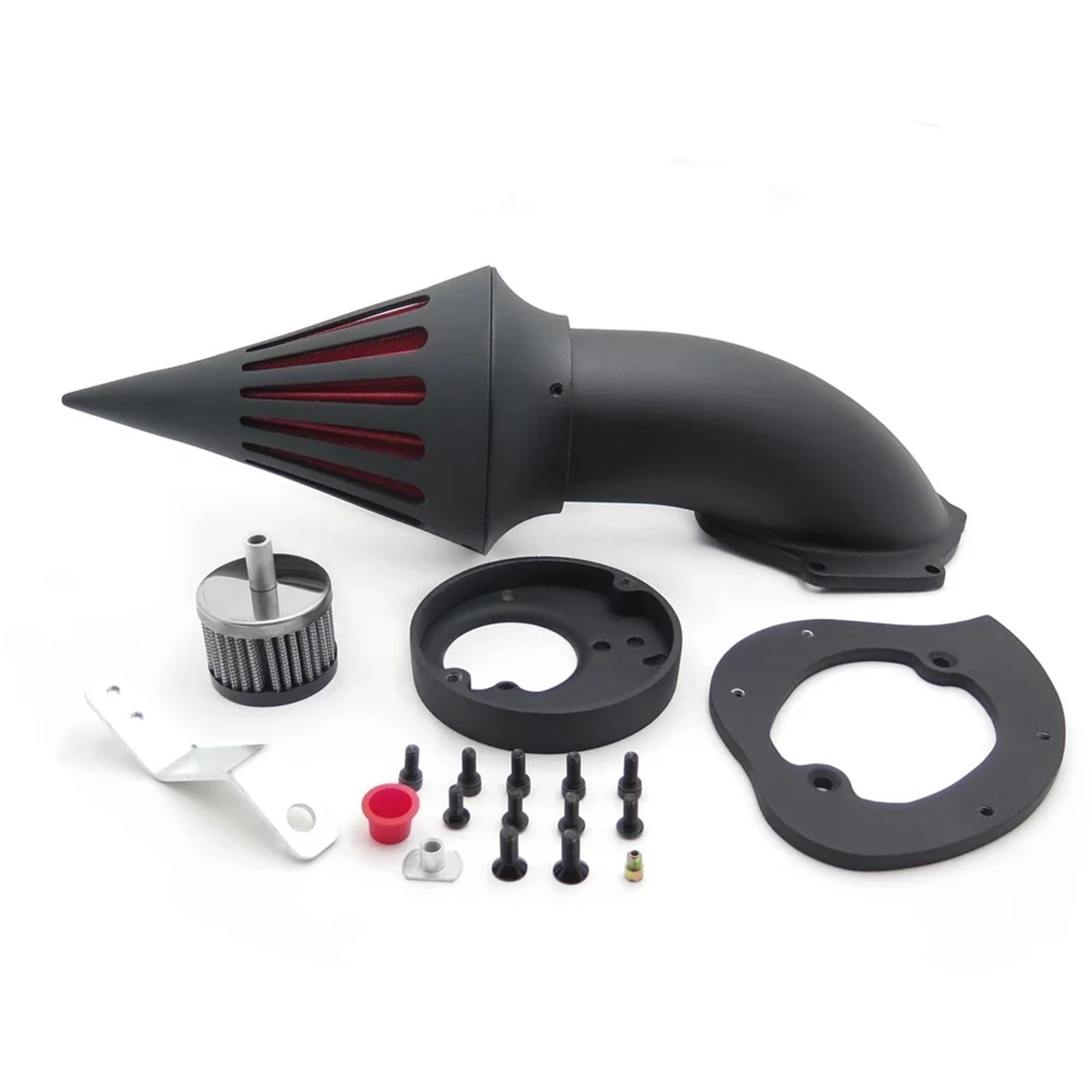 Ansaugluftfilter Motorrad Für Vtx1300 Für Vtx 1300 1986-2019 Luft Reiniger Intake Filter Kits Motorrad Teile Luftfilter Motorrad(MT225-002-MBK) von DECTER