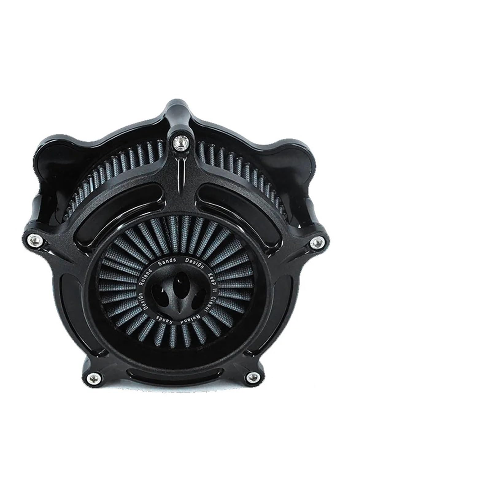 Ansaugluftfilter Motorrad Für XL Sportster Für Dyna Für Softail Für Touring Motorrad Turbine Spike Luftfilter Ansaugfilter Luftfilter Luftfilter Motorrad(Air Filters D) von DECTER