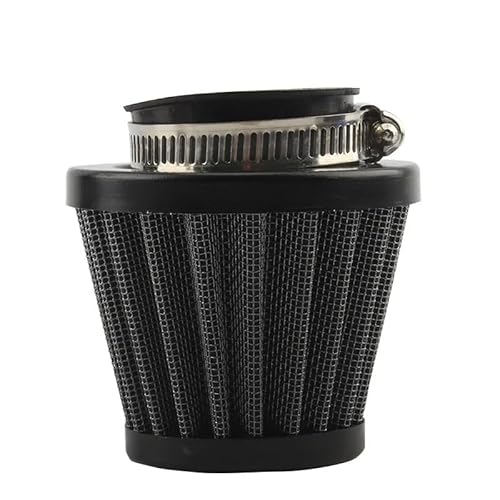 Ansaugluftfilter Motorrad Motorrad-Luftfilterschaum Luftfilterreiniger Motorrad-Kaltluftansaugschwamm High Flow Pilzkopf Tropfenform Universal Luftfilter Motorrad(Schwarz) von DECTER