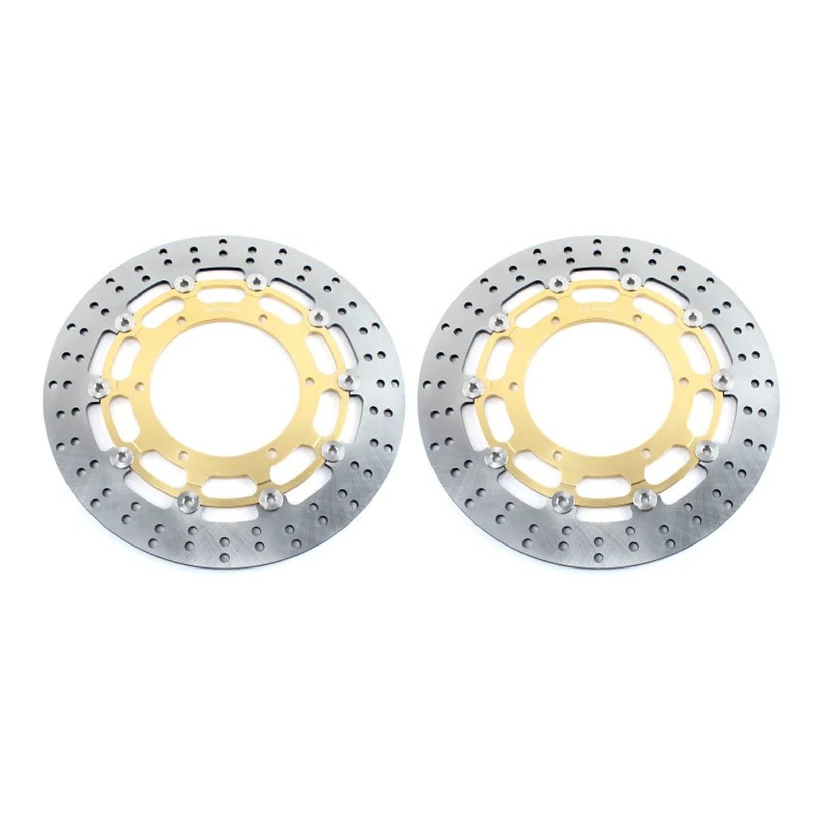 Bremsscheibe Motorrad Für YZF R7 Für MT01 Für FJR 1300CC 1300 1999-2010 2011 2012 2013 2014 2015 2016 2017 Bremsscheiben Vorne Rotoren Scheiben Bremsscheibenrotor(Yellow ZY) von DECTER