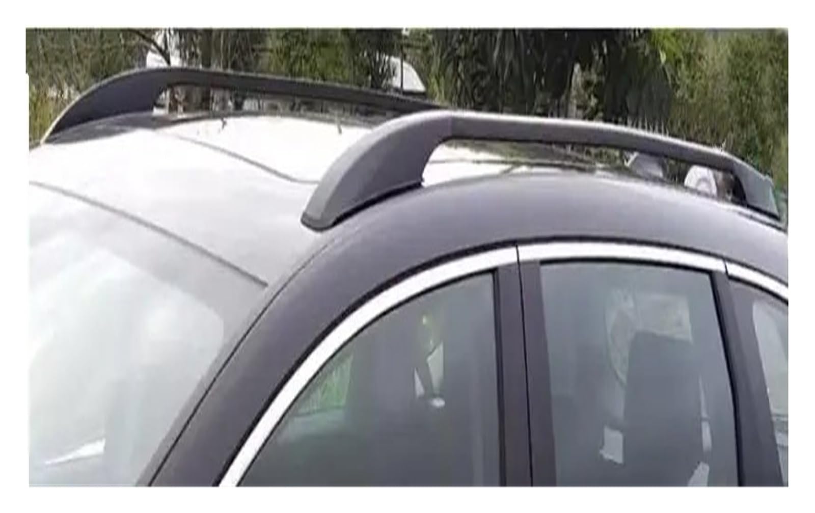 Dachträger Für Hyundai IX35 2009–2017, Silberfarben, Auto-Gepäckträger, Aluminiumlegierung, Gepäckträger, Autodachträger, Querträger Dachgepäckträger(Schwarz) von DECTER