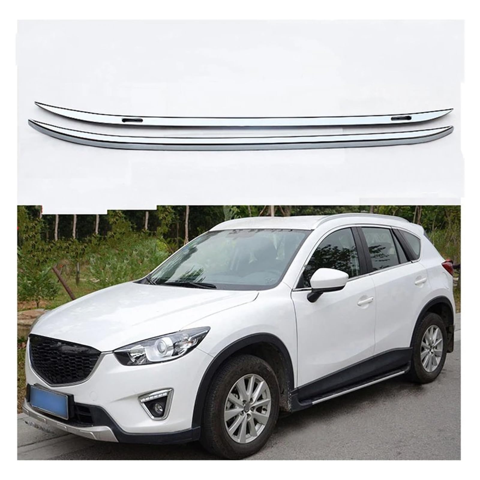 Dachträger Für Mazda CX-5 CX5 2013 2014 2015 2016 Dachträger Dachreling Dachträger Auto Gepäckhalterung Fix durch Schrauben Dachgepäckträger von DECTER