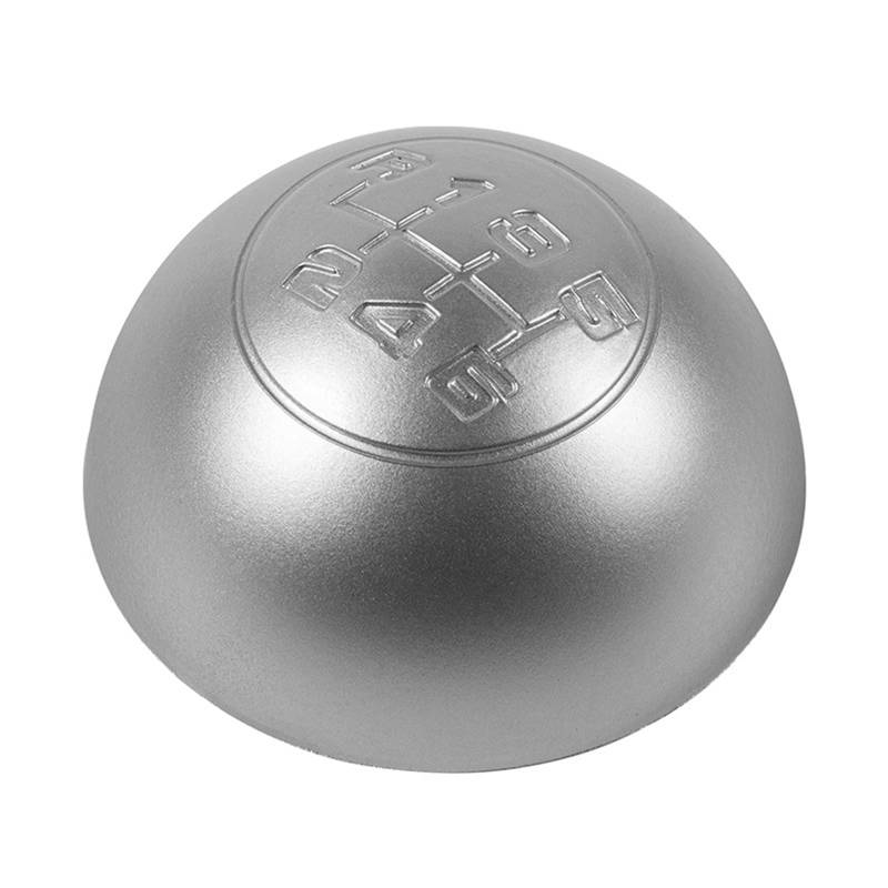 Knopf Schalthebel Für Alfa Für Romeo Für Giulietta 2011 2012 2013 2010-Up Schaltknaufkappe Abdeckung Schalthebel Handball Fall Abdeckung Car Schaltknauf(6 Speed Silver Cap) von DECTER