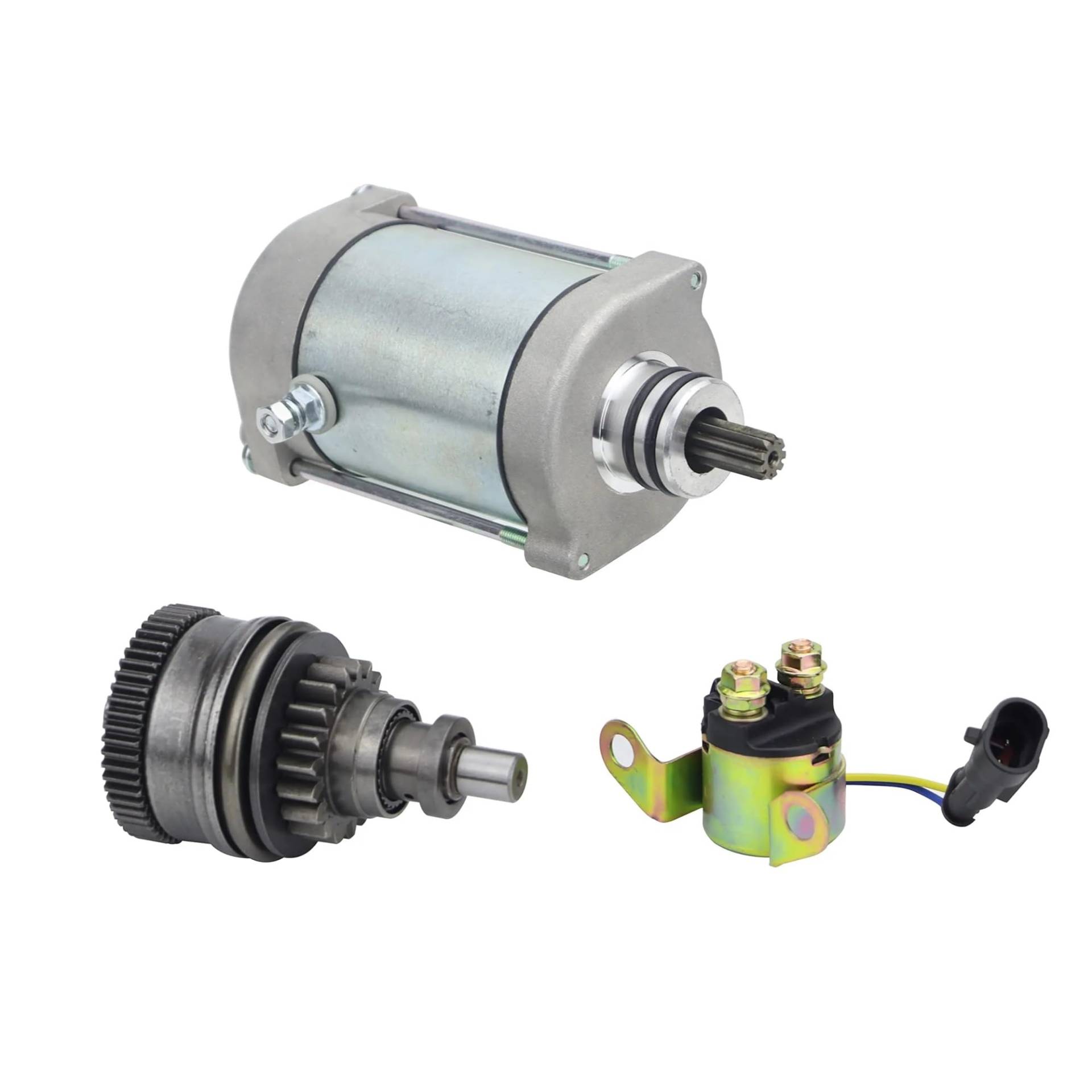 Motor Elektrisch Starter Für Polaris Für Sportsman 700 800 X2 700 800 Für Wald 800 2007-2014 Starter Motor & Magnet Relais & Stick Getriebe 4010417 4011584 Anlasser von DECTER