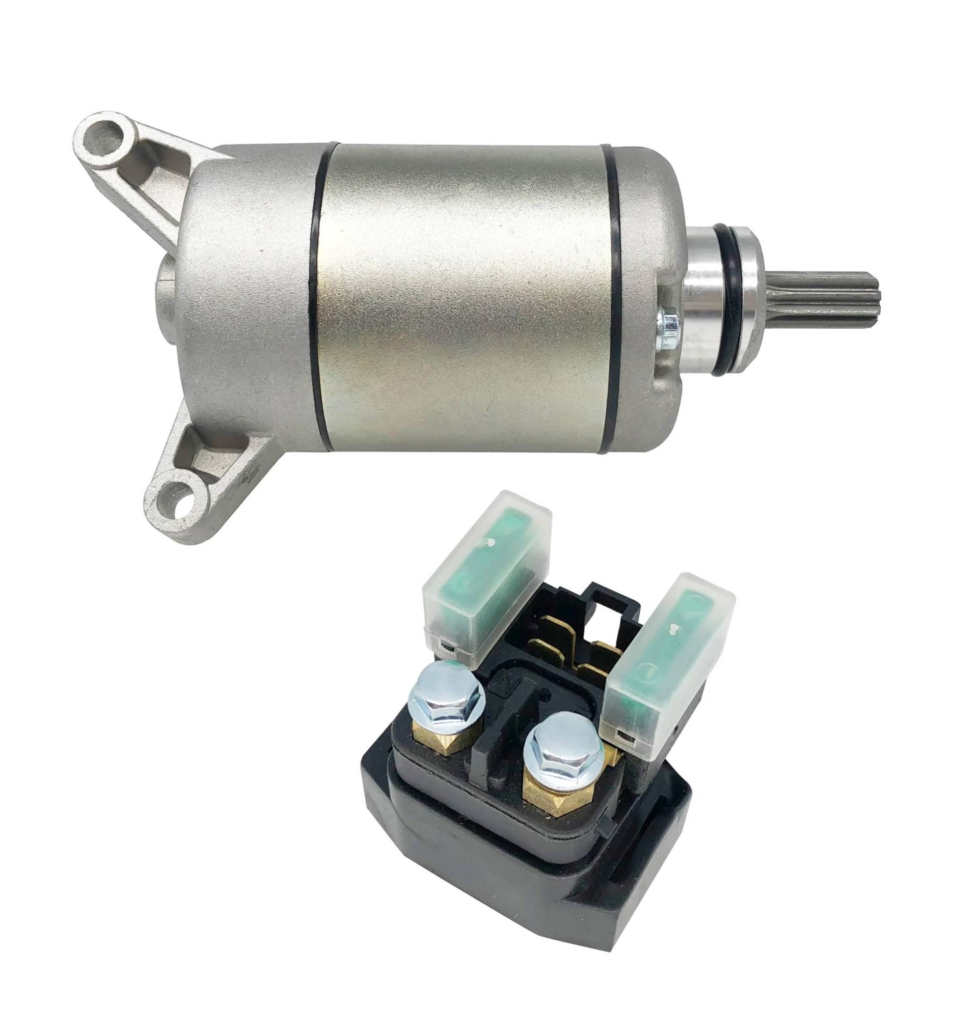 Motor Elektrisch Starter Für YFZ450 Für YFZ 450 Anlasser und Relais 18761 5TG-81890-00-00 5TG-81800-00-00 18761 SMU0264 410-54071 Anlasser von DECTER