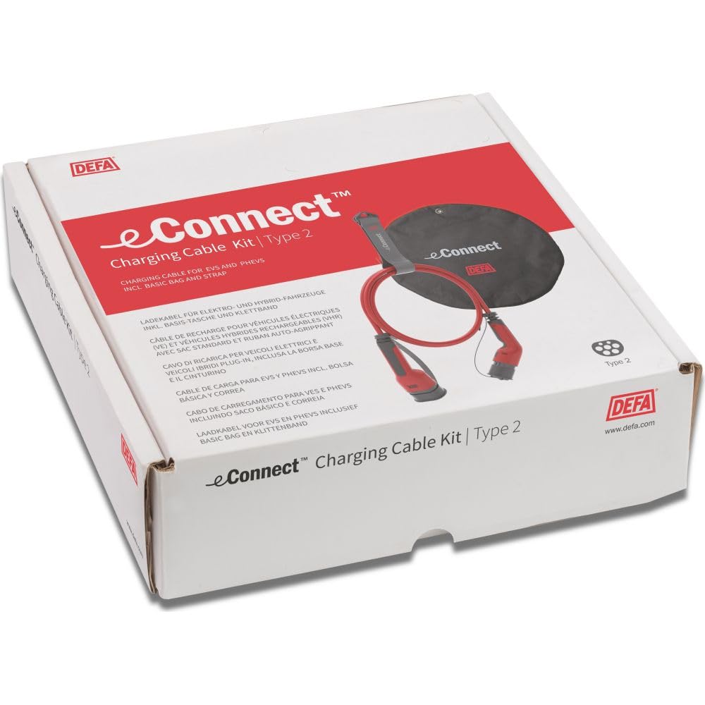 DEFA | Defa Connect Charging Cable Kit Type 2 13,8kW 7,5m | 500712 von DEFA