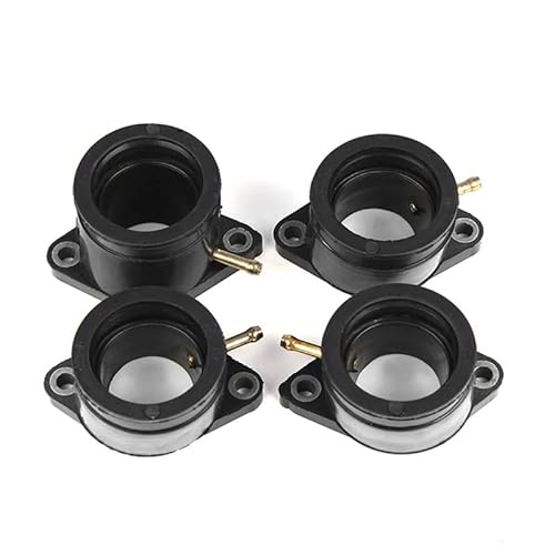 4-teiliges Ansaugkrümmer-Set für Motorräder, kompatibel mit XJR1200 XJR 1200 SP XJR1300 XJR 1300 SP 1994–2005 von DEFIYAN