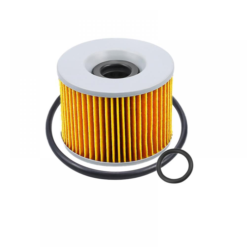 Performance-Motorrad-Ölfilter, kompatibel mit den Modellen K KZ400 KZ440 KZ550 KZ650 KZ700 KZ750 KZ1000 KZ1100(1 PC-YELLOW) von DEFIYAN