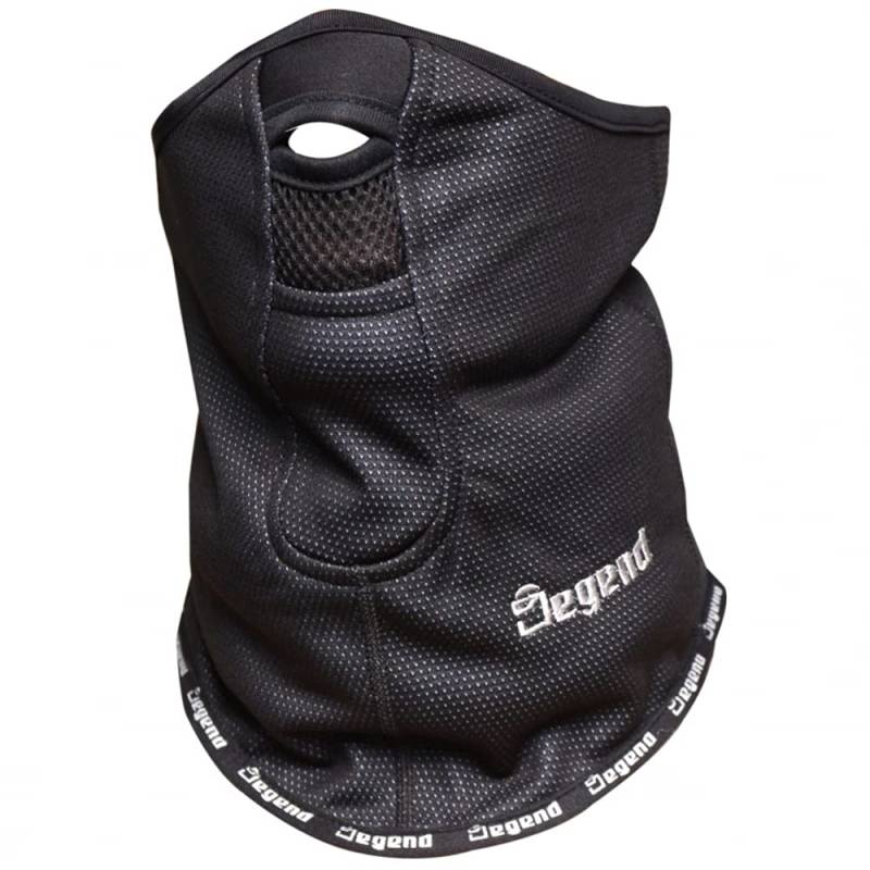 DEGEND | Neck Shield - Motorrad Nackenwärmer Herren und Damen - Motorrad Schlauchschal Winter - Motorrad Zubehör | Einzelgröße - Schwarz von DEGEND