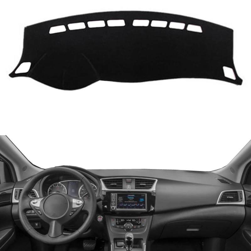 Auto Armaturenbrett Abdeckung Dash Mat Cape, Für Nissan Pulsar/Sylphy B17 Limousine 2013-2017 rutschfeste Sonnenschutz Teppich Pad 2014 2015 2016 schwarz von DEHEMUKA