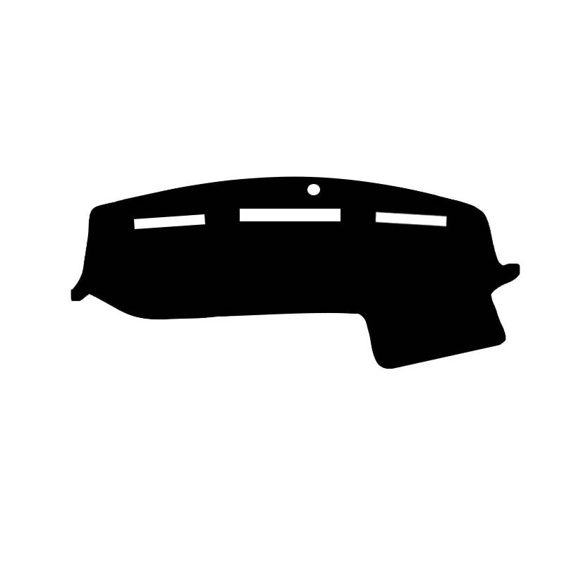 Für Dodge Ram IV (DS/DJ) 1500 2500 3500 2008-2018, Auto Armaturenbrett Vermeiden Licht Pad Instrument Plattform Schreibtisch Abdeckung Matte Teppiche Links-Schwarz von DEHEMUKA