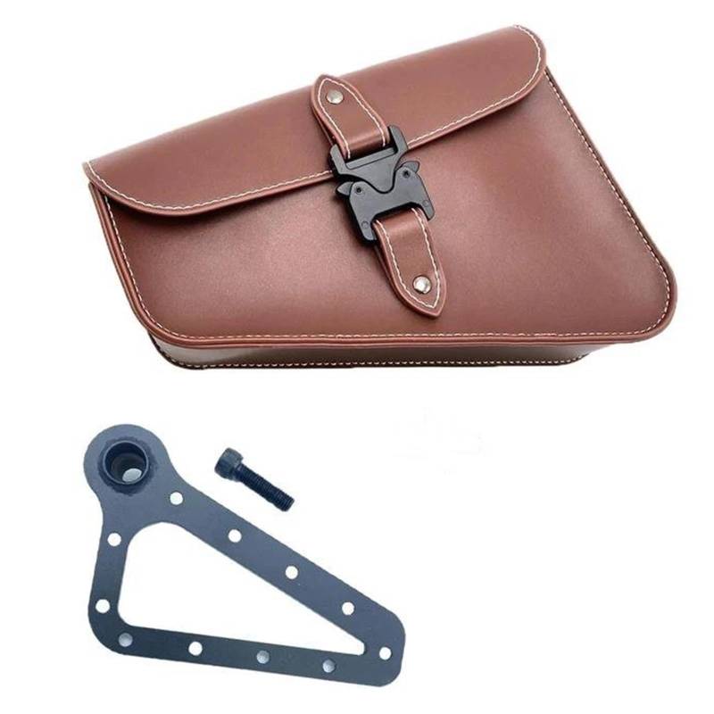 DEHIWI Satteltaschen Motorrad Satteltasche Seitentasche Rahmentasche Kuhleder Tasche Retro Tasche Satteltaschen Wasserdicht Für BMW R18 1800cc 2020 2021 Aufbewahrungstasche (Größe : 5) von DEHIWI