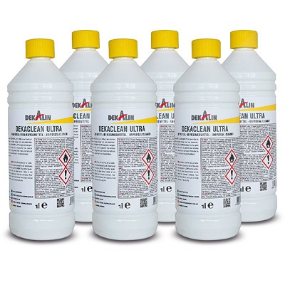 Dekalin 6x Reiniger Dekaclean Ultra Kunststoffflasche 1 l von DEKALIN