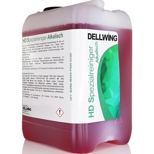 DELLWING HD Spezial 5L - Ultraschall Konzentrat zur Reinigung von Autoteilen, Vergaser, Zylinderköpfe, Injektoren, Einspritzdüsen und vielem mehr von DELLWING