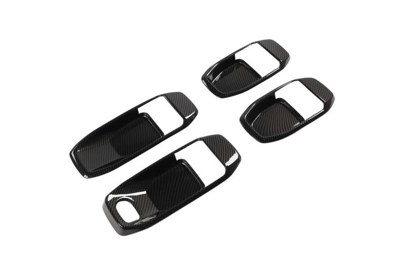 Auto Aufkleber Auto Heckklappe Vorne Hinten Innen Außen Tür Schüssel Dekoration Abdeckung Trim Für Jeep Für Wrangler JL JT Für Gladiator 2018-2023 Auto Innenraum(4Pcs-Inner) von DELORM