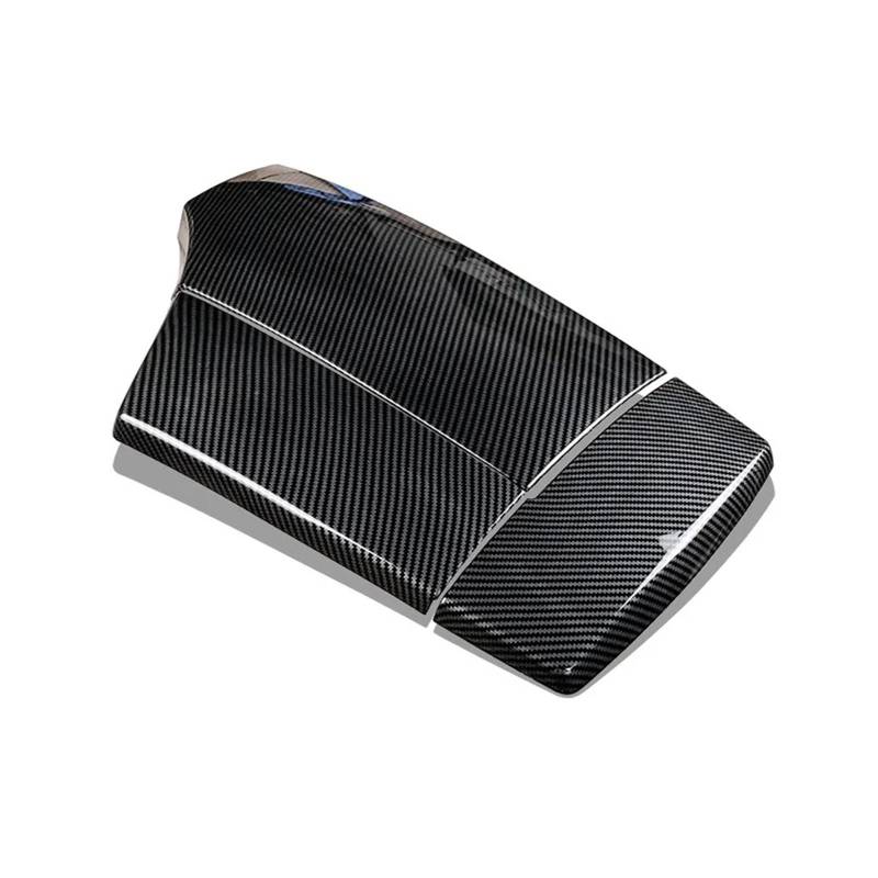 Auto Aufkleber Carbon Fiber Car Center Konsole Verstauen Aufräumen Armlehne Box Schützen Aufkleber Trim Für 5 Series E60 2004-2010 LHD Auto Innenraum von DELORM