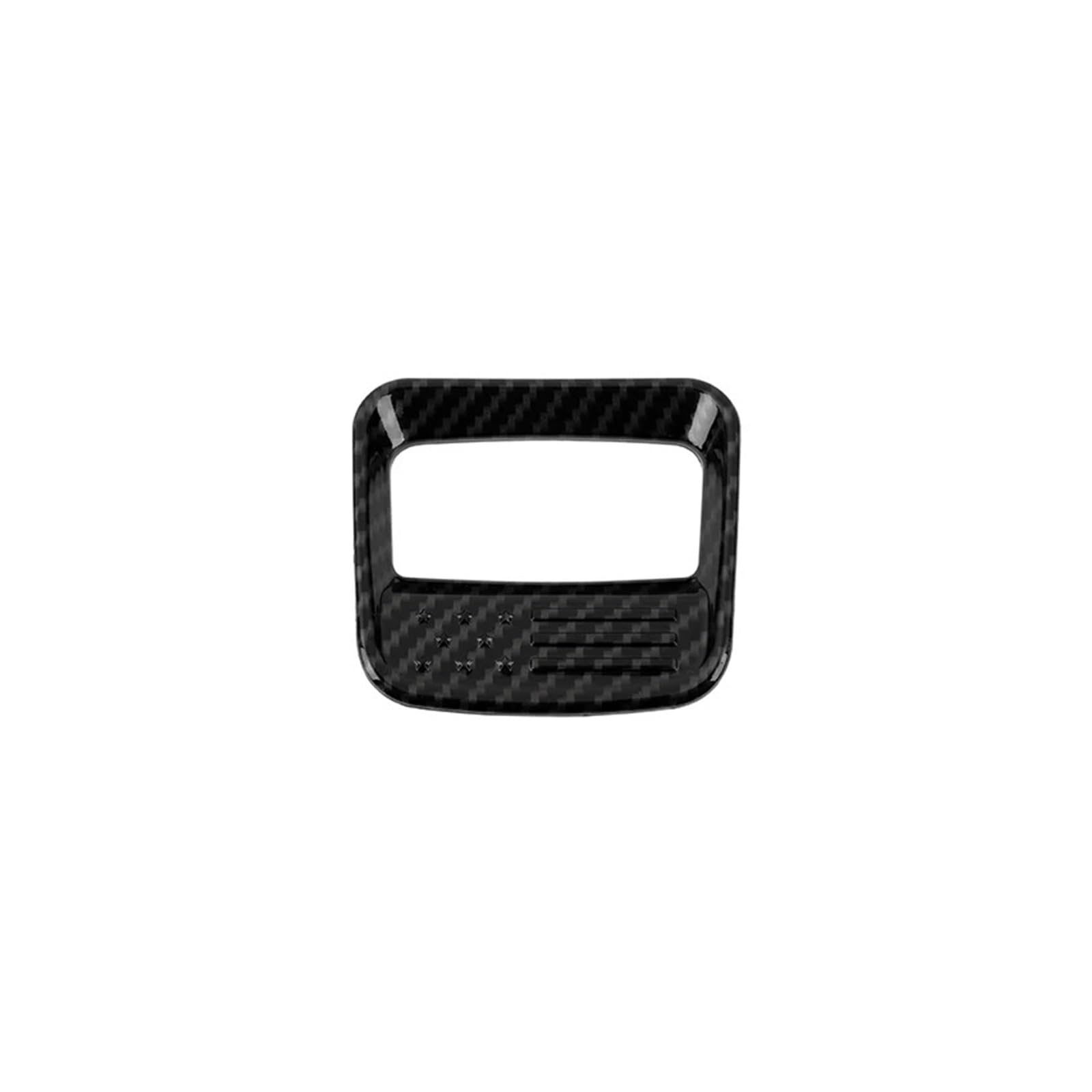 Auto Aufkleber Fit Für Ford Für Bronco 2021 2022 2023 2024 Auto Lenkrad Dekoration Abdeckung Innen Zubehör Auto Innenraum(Carbon Fiber Grain) von DELORM