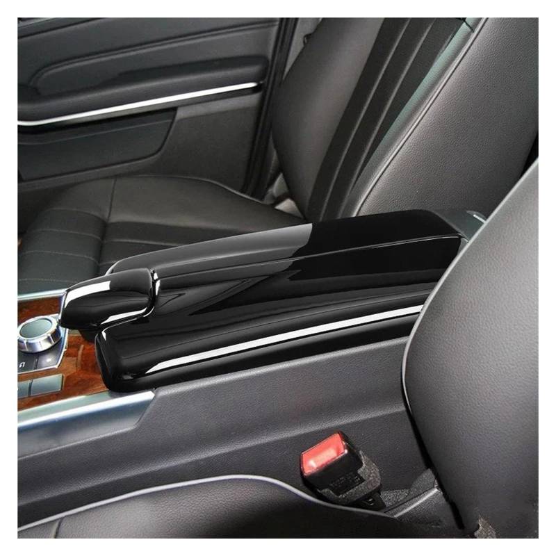 Auto Aufkleber LHD Auto Zentrale Steuerung Armlehne Lagerung Box Panel Trim Abdeckung Rahmen Für Benz E Für CLS Für Klasse W212 W218 E200 E260 E300 CLS260 Auto Innenraum(Schwarz) von DELORM