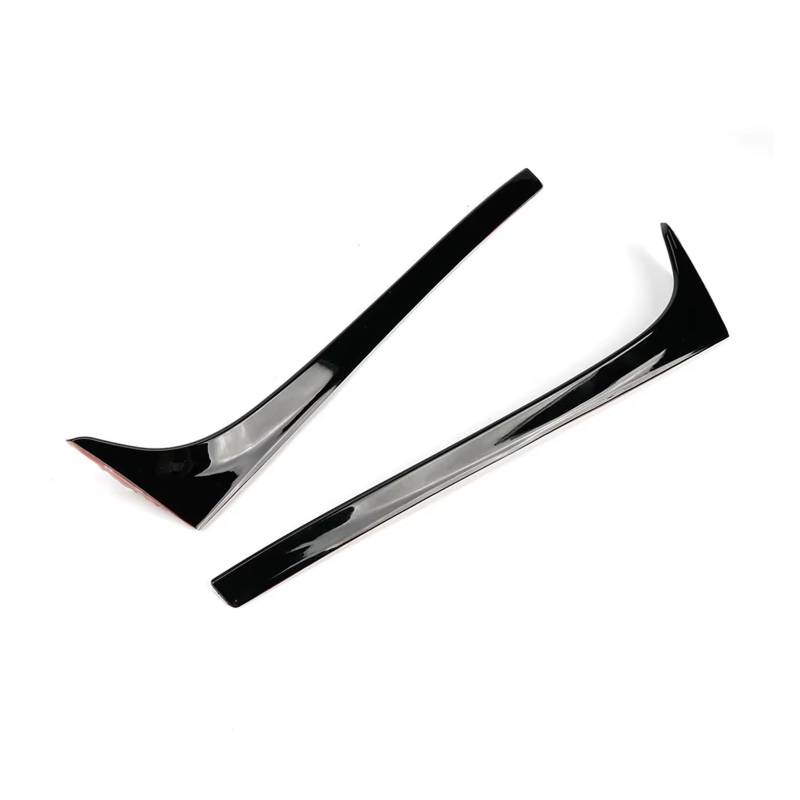 Heckspoiler Lippe 2 Stück ABS Hellschwarz Auto Heckscheibenspoiler Seitenflügel Für VW Für Golf 7 MK7 2014 2015 2016 2017 2018 Dachspoiler von DELORM