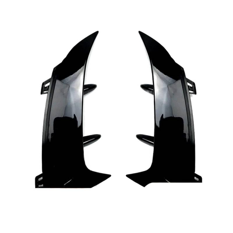 Heckspoiler Lippe Auto Heckstoßstange Trim Lip Spoiler Für Benz A Klasse W177 A180 A200 A220 AMG Fließheck 2018-2023 Fender Canard Aufkleber Dachspoiler(Gloss Black) von DELORM