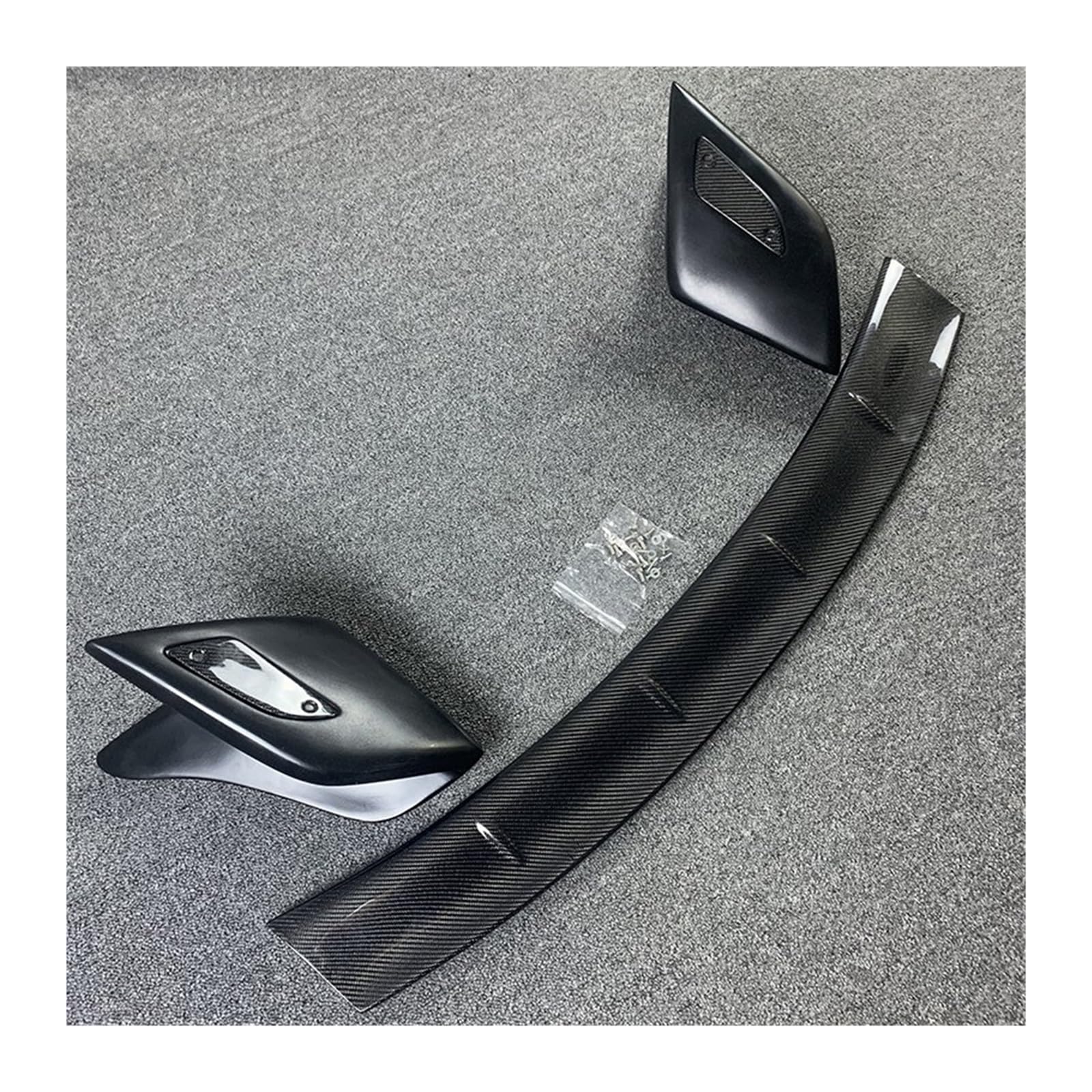 Heckspoiler Lippe Auto-Styling Carbon Fiber Hinten Stamm Flügel Spoiler Für Subaru Für BRZ Für Toyota 86 Für GT86 Auto Heckspoiler Stamm Spoiler Dachspoiler(Carbon and FRP) von DELORM