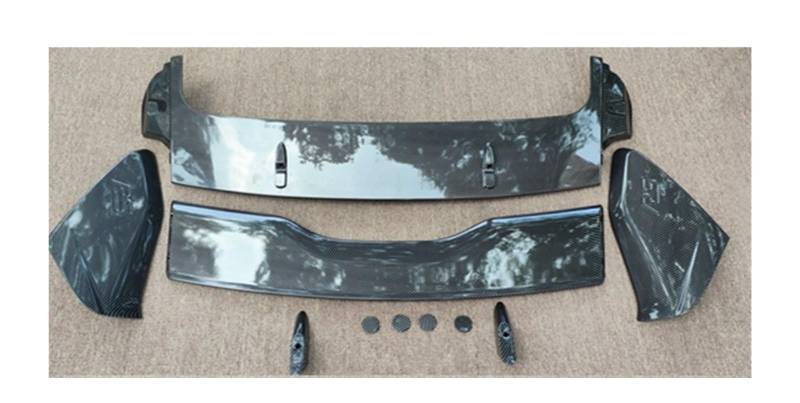 Heckspoiler Lippe Für Ford Für Focus RS Spoiler 2012 2013 2014 2015 2016 2017 2018 Carbon Fiber Hinten Stamm Flügel Lip Heckspoiler Dachspoiler(Carbon Fiber Pattern) von DELORM