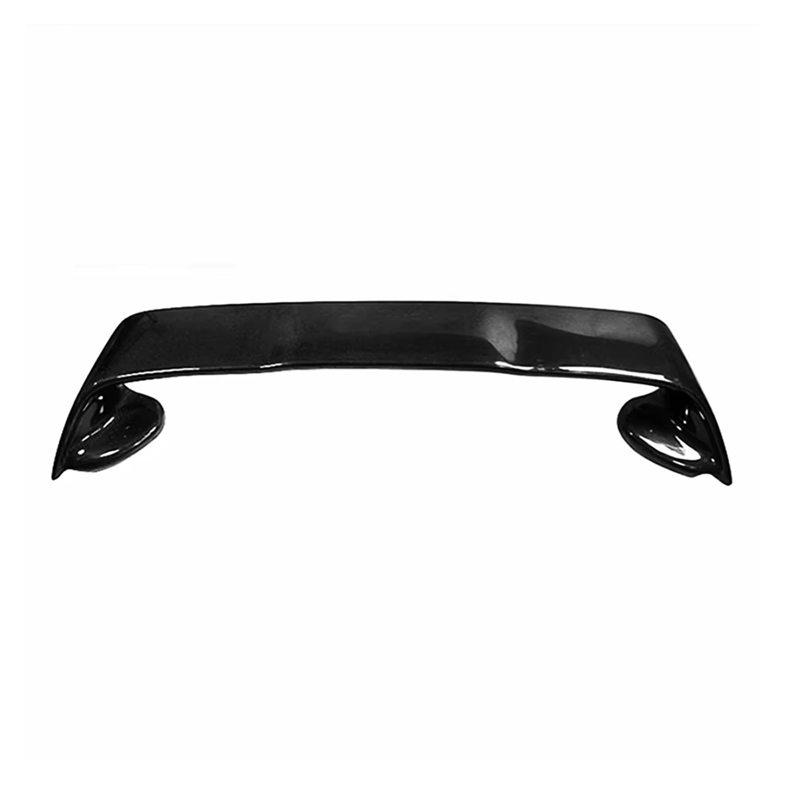 Heckspoiler Lippe Hinten Stamm Deckel Spoiler Flügel Bodykit Für Mitsubishi Für Lancer Für EVO 2008-2015 ABS Schwarz Carbon Auto Außen Tuning Zubehör Teile Dachspoiler(Glossy Black) von DELORM