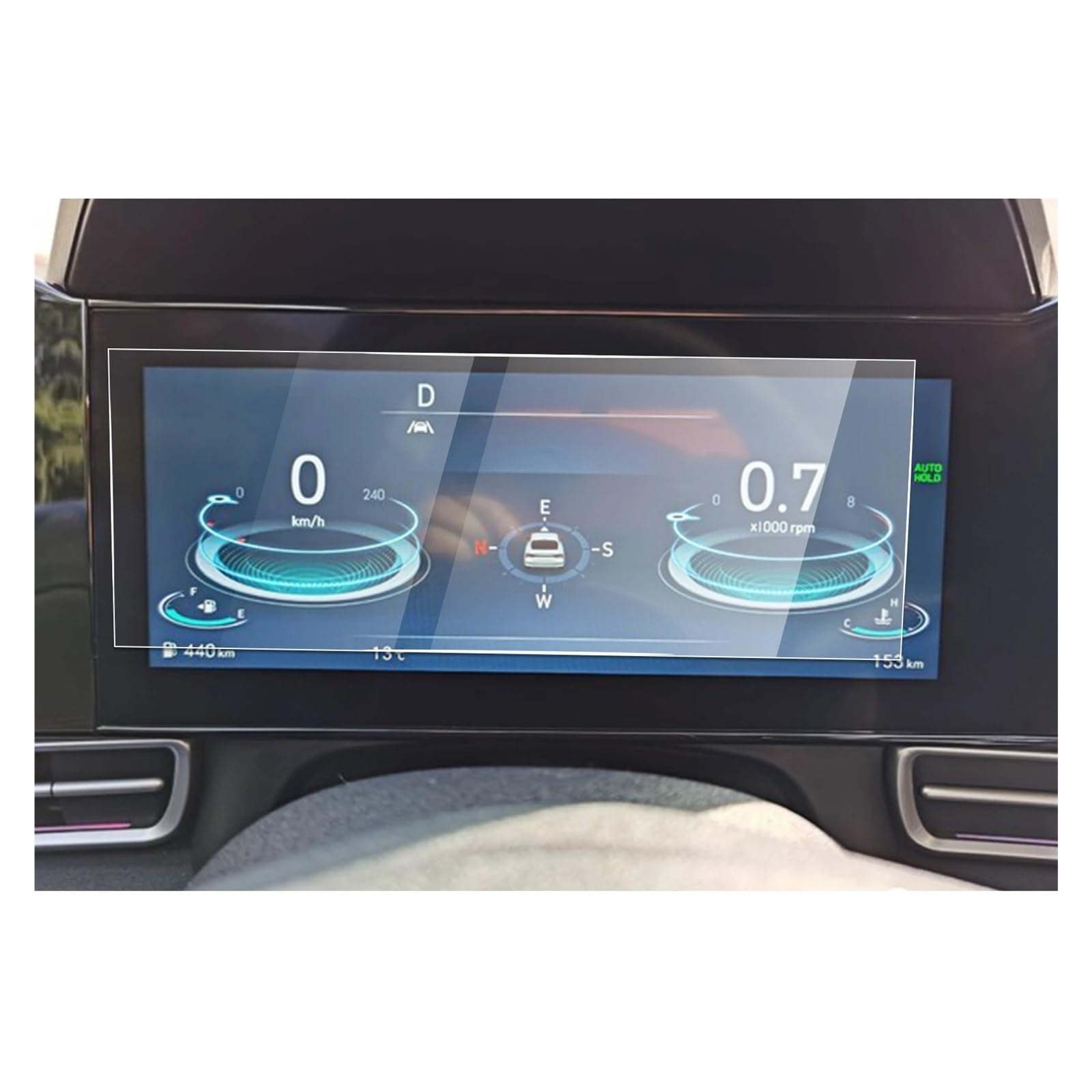 Instrumententafel Schutzfolie 10,25 Zoll Auto LCD Instrument Display Screen Protector Für Hyundai Für Elantra/Für Avante CN7 Innen Zubehör GPS Schutzfolie von DELORM