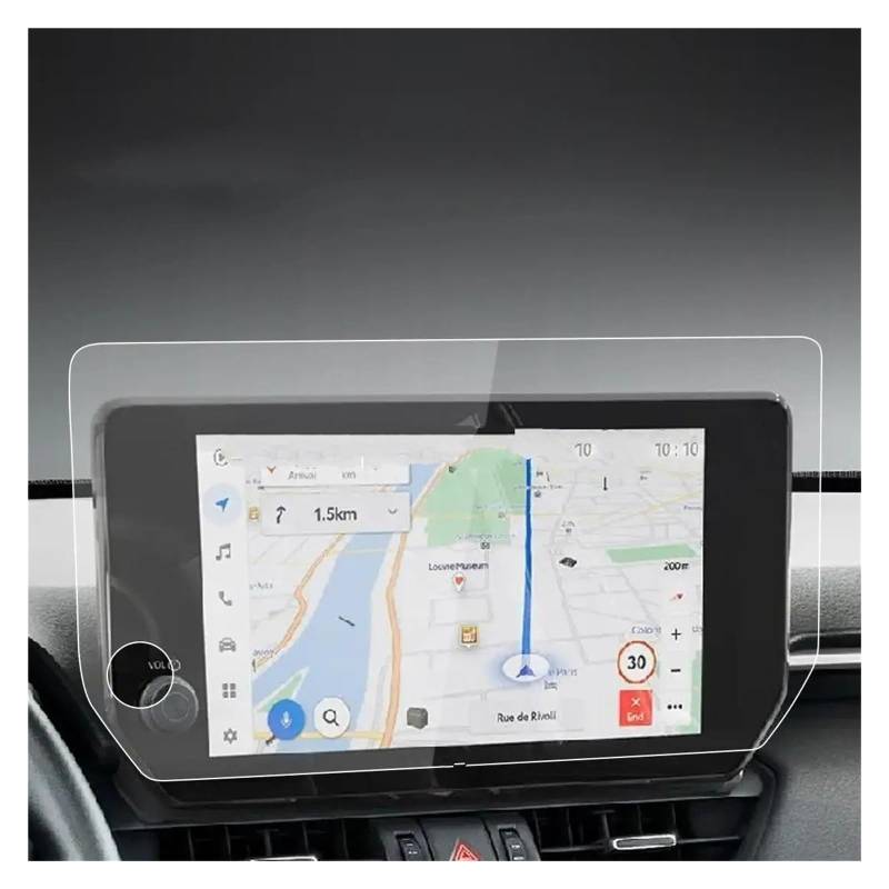 Instrumententafel Schutzfolie 10,5 Zoll Auto Infotainment GPS Navigation Display Schützen Aufkleber Gehärtetem Glas Screen Protector Für Toyota Für RAV4 50 Serie 2023 GPS Schutzfolie von DELORM