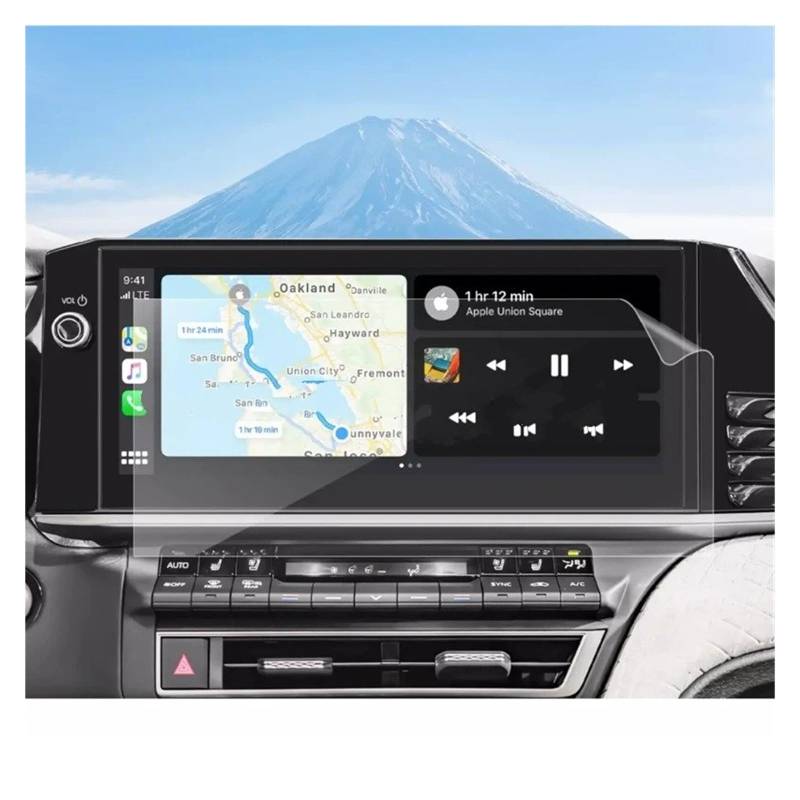 Instrumententafel Schutzfolie 12,3 Zoll Auto Infotainment GPS Navigation TPU Screen Protector Film Für Toyota Für Camry 2024 2025 Innen Zubehör GPS Schutzfolie von DELORM