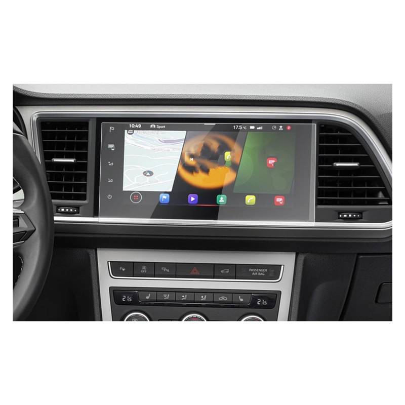 Instrumententafel Schutzfolie 9,2 Zoll Auto Navigation Touch Center Screen Protector Für Sitz Für Ateca 2021 2022 2023 Auto Innen Zubehör GPS Schutzfolie von DELORM