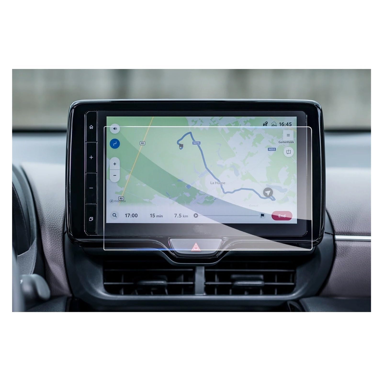 Instrumententafel Schutzfolie 9-Zoll Auto Navigation Touch Screen Protector Für Yaris Für Kreuz 2021 2022 2023 Auto Innen Zubehör GPS Schutzfolie von DELORM