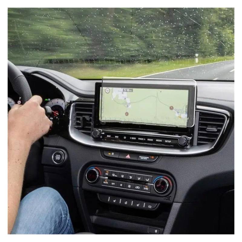 Instrumententafel Schutzfolie 9H Gehärtetes Glas LCD Auto Navigation Bildschirm Schutzfolie Aufkleber Für Kia Für Proceed 2021 10,25 Zoll GPS Schutzfolie von DELORM