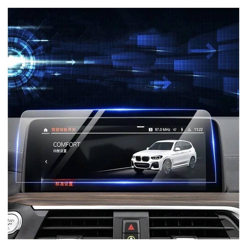 Instrumententafel Schutzfolie Auto GPS Navigation Bildschirm Gehärtetes Glas Schutz Film Für X3 Für X4 G01 G02 2018-2019 2020 Auto Innen Zubehör GPS Schutzfolie von DELORM