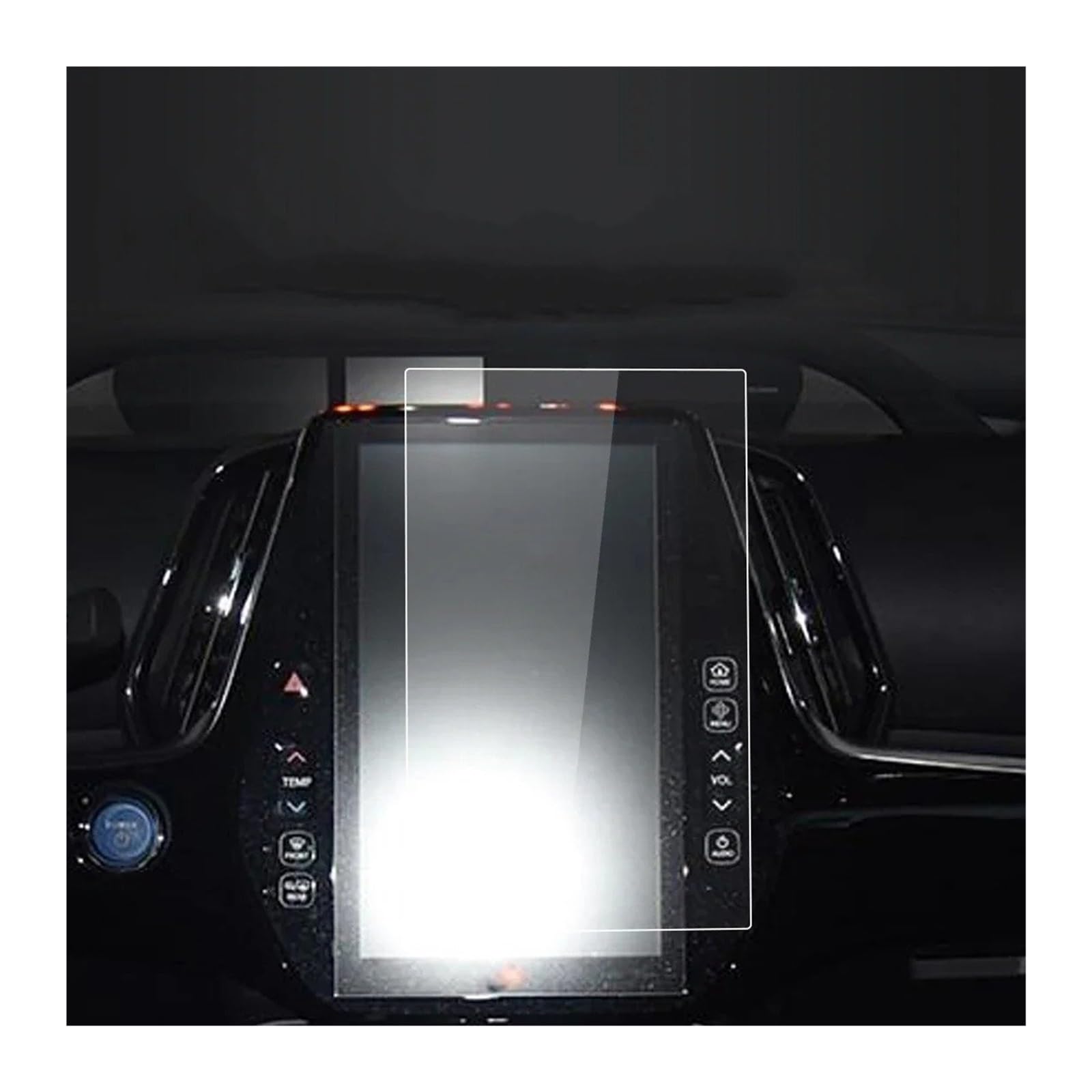 Instrumententafel Schutzfolie Auto Zubehör Für Toyota Für Prius 2023 Screen Protector Zentrale Konsole Gehärtetem Glas Schutz Film Navigator Schutz Film GPS Schutzfolie(19 Prius A HD) von DELORM