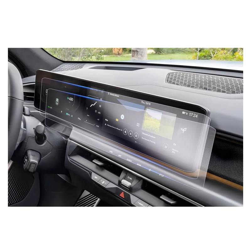 Instrumententafel Schutzfolie Für Kia Für EV9 2023 2024 Auto Navigation & LCD Instrument Nano Screen Protector Auto Innen Zubehör GPS Schutzfolie von DELORM