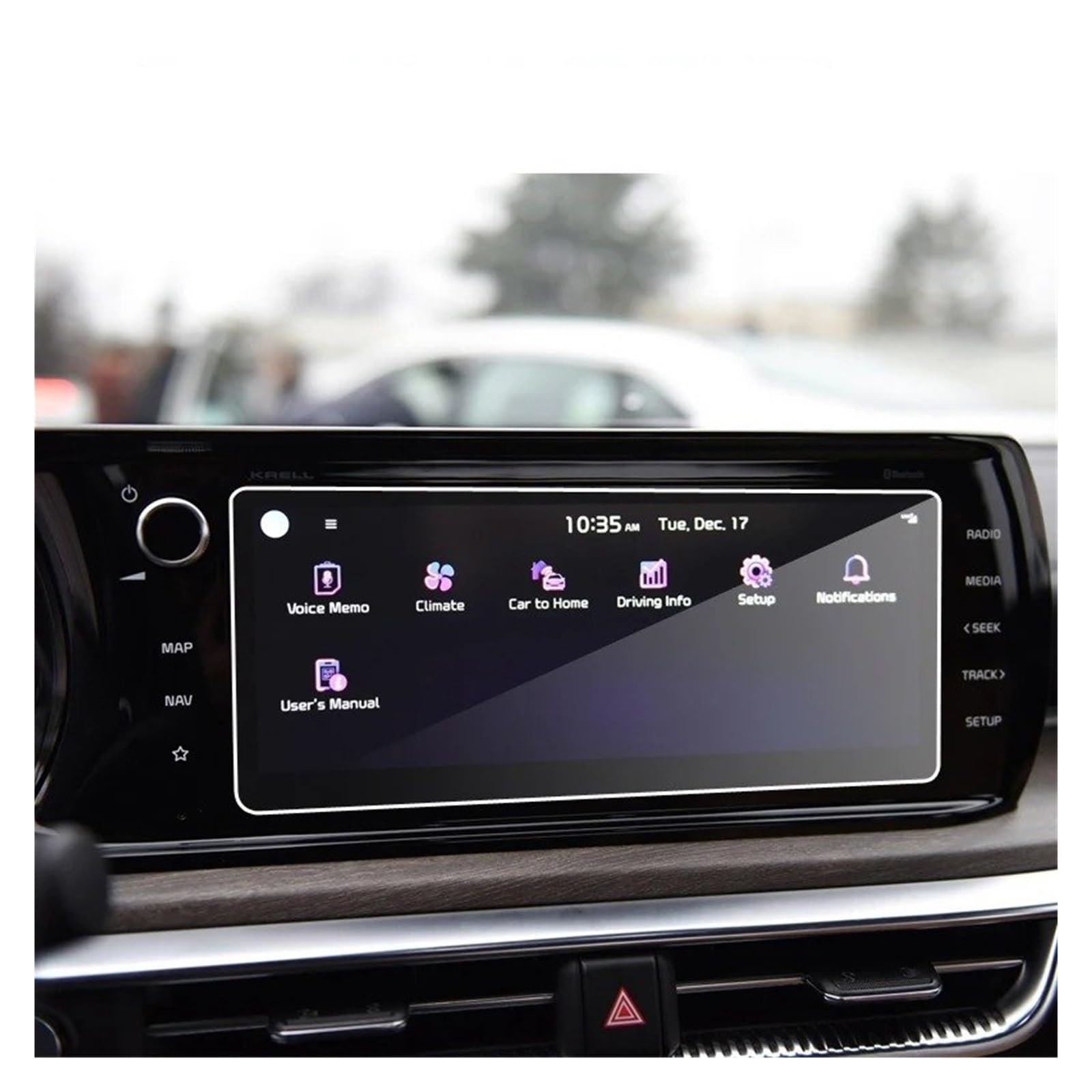 Instrumententafel Schutzfolie Für Kia K5 2020 Auto 9H Gehärtetes Glas LCD Navigation Bildschirm Schutzfolie Aufkleber GPS Schutzfolie von DELORM