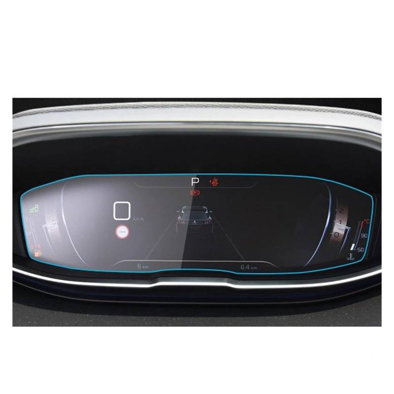 Instrumententafel Schutzfolie Für Peugeot 3008 5008 3008GT 4008 2017 2018 2019 Schutzfolie Auto GPS Navigation Gehärtetes Glas Displayschutzfolie GPS Schutzfolie(12.3inch Instrument) von DELORM