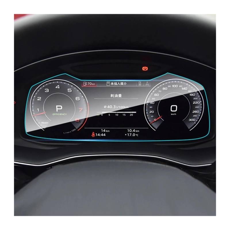 Instrumententafel Schutzfolie Für Q8 2018 2019-2022 Für Q7 2020 2021 2022 Gehärtetes Glas Auto Navigation Bildschirm Film Dashboard Film Innen Zubehör GPS Schutzfolie(Dashboard 1pcs) von DELORM