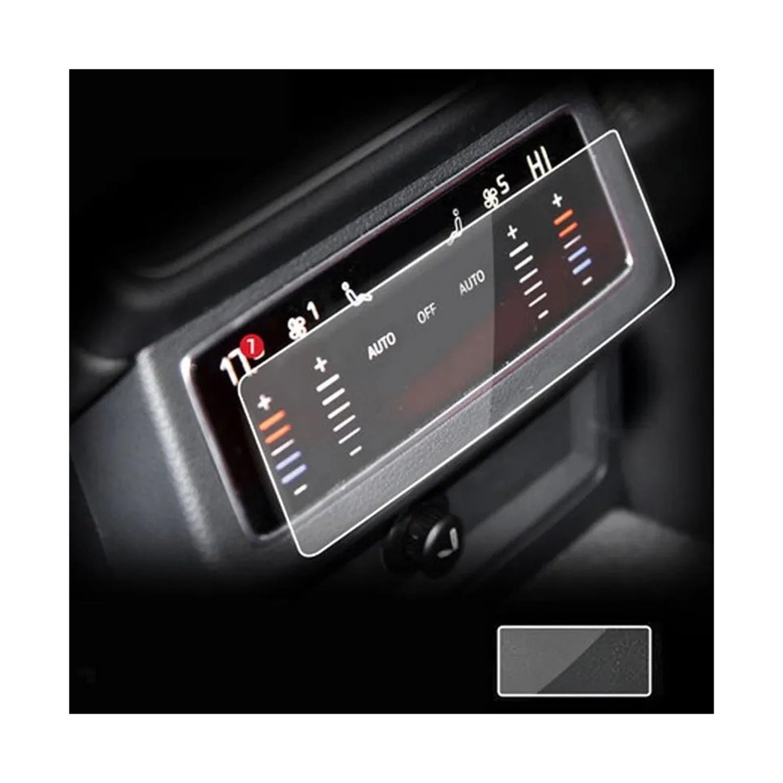 Instrumententafel Schutzfolie Gehärtetem Glas Film Für A6 Für A7 2019 2020 Auto GPS Navigation Screen Protector Auto Innen Bildschirm Schützen Zubehör GPS Schutzfolie(Air Conditioner) von DELORM