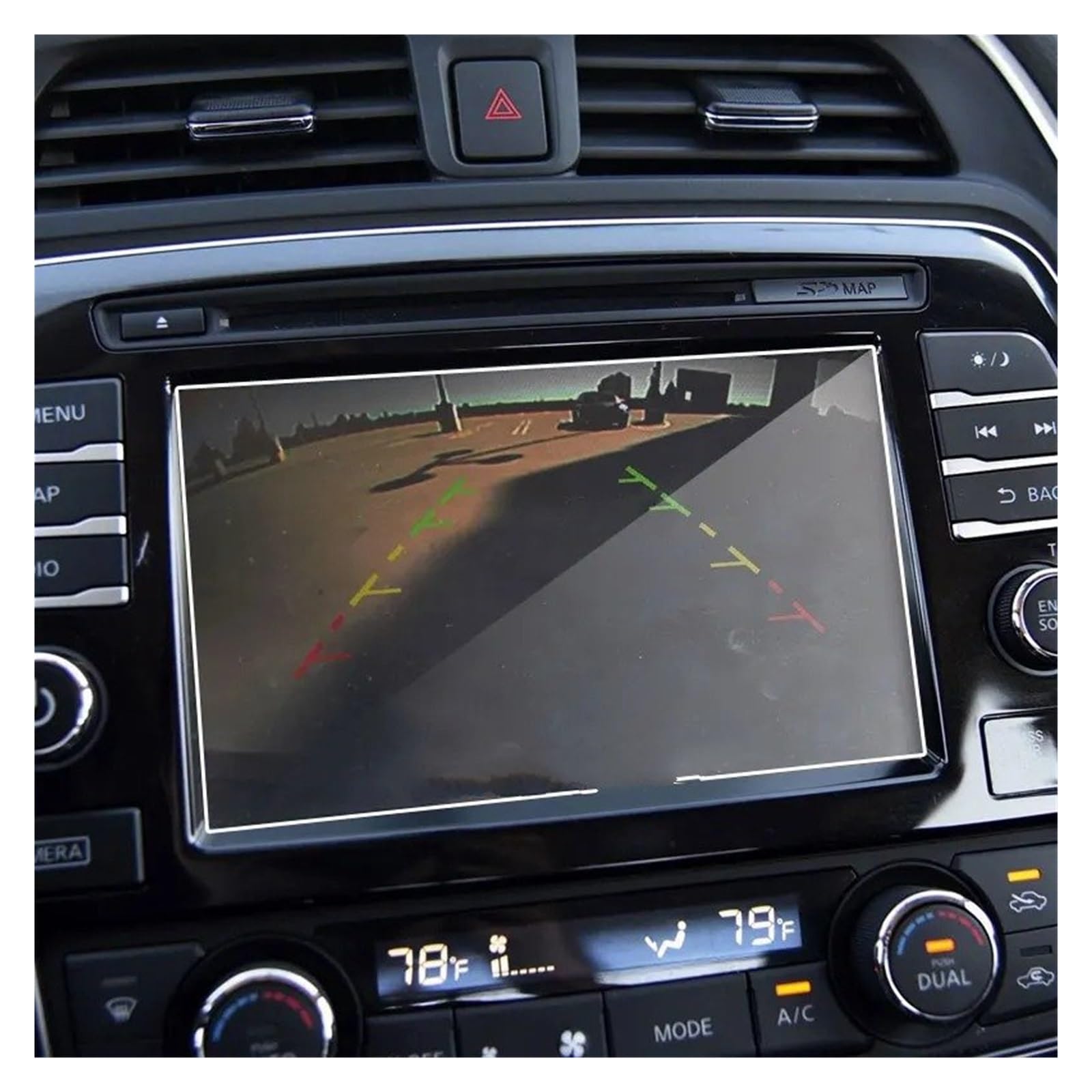 Instrumententafel Schutzfolie Gehärtetem Glas Film Für Nissan Für Maxima 2019 2018 2017 2016 GPS Navigation Screen Protector Auto Zubehör 8-Zoll GPS Schutzfolie von DELORM