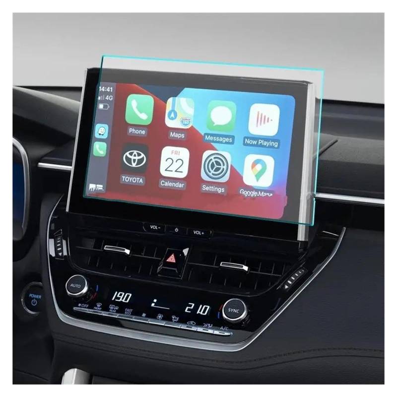 Instrumententafel Schutzfolie TPU Screen Protector Film Für Toyota Für Corolla Für Kreuz 2022 2023 10,5 Zoll Auto GPS Navigation Infotainment Innen Zubehör GPS Schutzfolie von DELORM