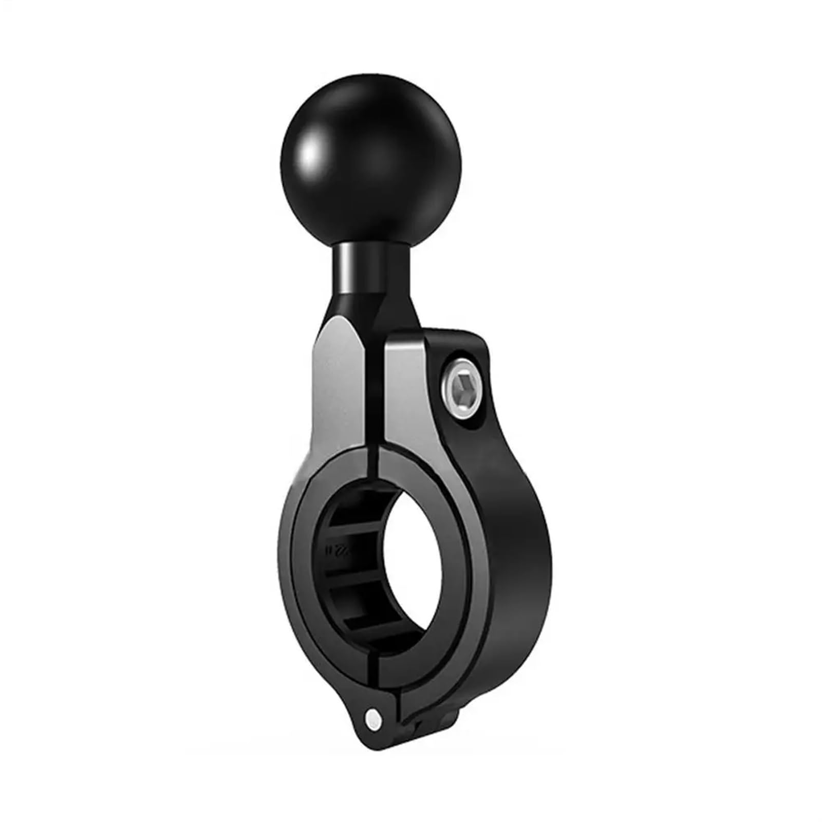 Motorrad Telefon Ständer Halterung Mobiltelefon Motorrad Fahrrad Lenker Clip Clamp Rückspiegel Halterung Halter Halterungen Zubehör 1 Zoll Kugelkopf Mount Adapter(for Dia 22mm Clamp) von DELORM