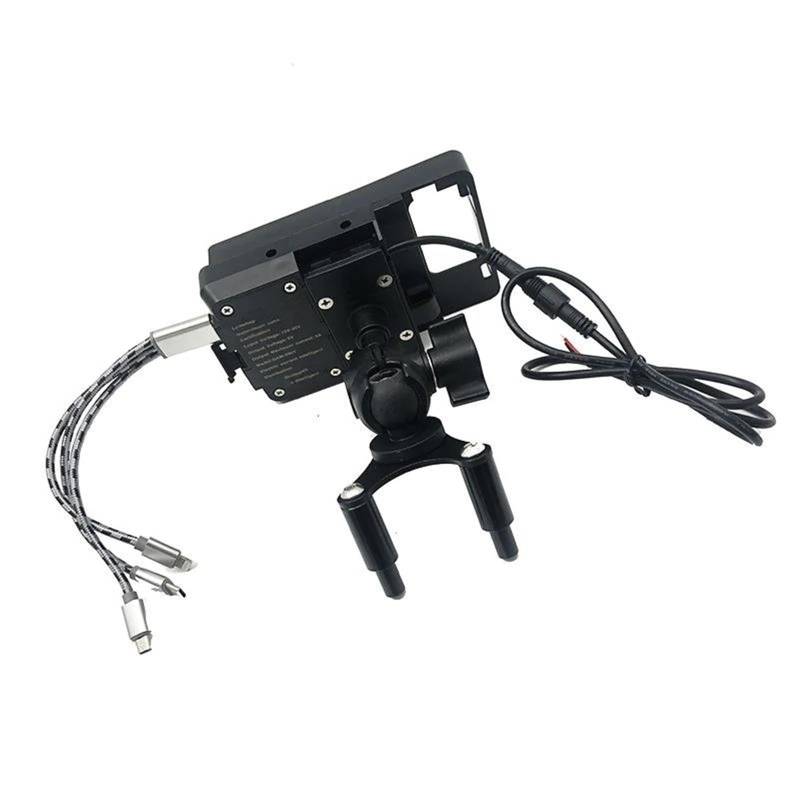 Motorrad Telefon Ständer Halterung Mobiltelefon Telefon USB-Navigationshalterung Motorrad USB-Ladehalterung Für Ducati 899 959 1199 1299 Für Panigale 2012-2018 2014 2015(USB Mobile Phone) von DELORM