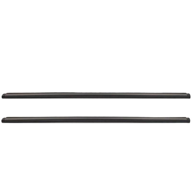 Relingträger Für DIY Schwarz Und Silber Länge 120 cm 130 cm 140 cm Autodachträger Laststange Aluminium Universal Wing Bar Materialien Dach Gepäck Rack(Black 120cm -8cm) von DELORM